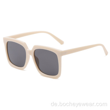 Europäische und amerikanische Mode quadratische Sonnenbrille mit großem Rahmen Damenmodetrend die gleichen Sonnenbrillen Herren-Straßensonnenbrille s2
